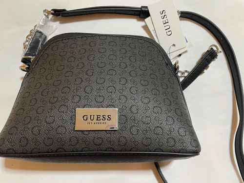 Crossbody Guess  Color Negro Monograma , Original .