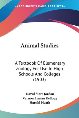 Libro Animal Studies: A Textbook Of Elementary Zoology Fo...