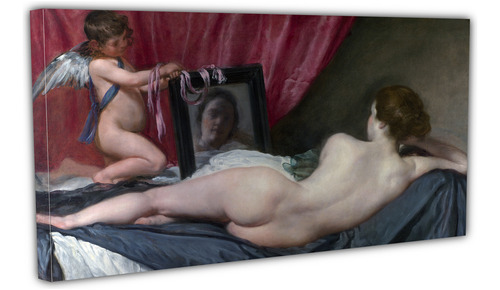 Cuadro Decorativo Canvas 25*30cm Velazquez Venus Espejo