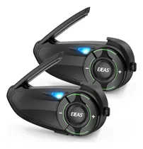 Comprar Casco De Moto Ejeas Q8, Paquete De 2 Walkie-talkie, Paquete