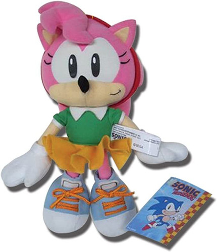 Ge Animation Sonic The Hedgehog: Clásico Amy  Peluche Cara