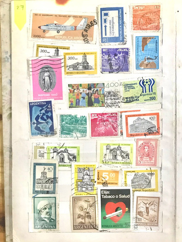 Libro De Estampillas Argentina Y Otras Naciones Colección (Usado)