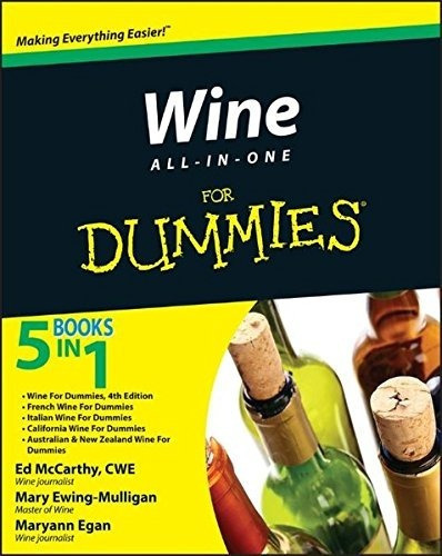 Wine All-in-one For Dummies - Ed Mccarthy - Mary E..., De Ed Mccarthy, Mary Ewing-mulligan, Maryann Egan. Editorial For Dummies En Inglés