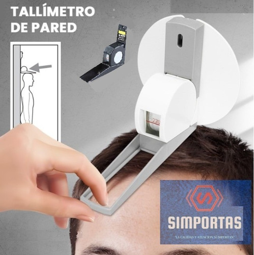 Tallimetro Portátil Fijo De Pared Altura 200 Cms Santiago