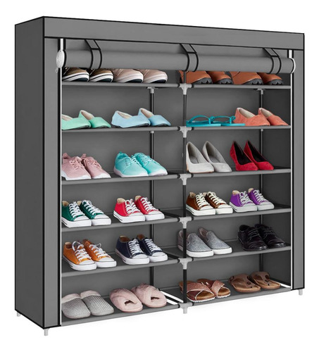 Imagen 5 de 10 de Combo Decoteam Ropero + Zapatera De Tela Loi