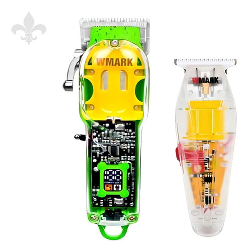 Máquina De Cortar Cabelo E Máquina De Acabamento Wmark Kit