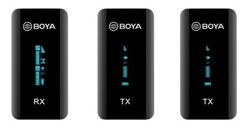 Imagen 1 de 9 de Micrófonos Boya BY-XM6-S2 condensador, omnidireccional, solapa, lavalier  omnidireccional negros