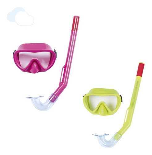 Set Snorkel Clasico 3 Años B 12 Inflables Bestway Isud 4036