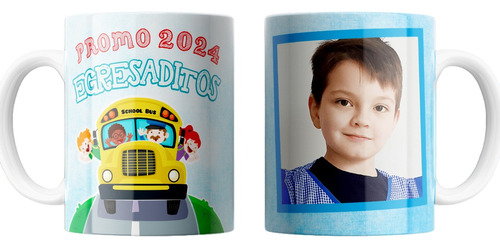 Diseños Tazas Egresaditos 2023 Egresados Foto Sublimar #2