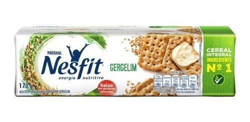 Imagem 2 de 4 de Biscoito Gergelim Nesfit Nestle 170 Grs