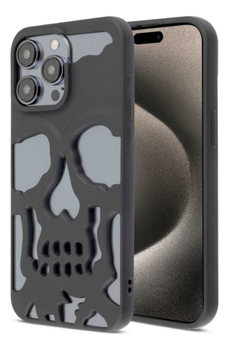 . Funda Mybat Skullcap Para iPhone 15 Pro Max Negra