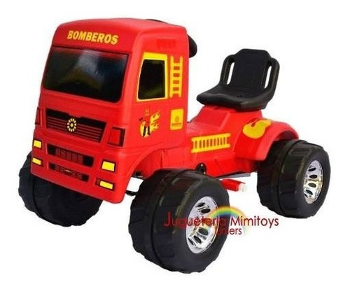 Camion Super Truck Bomberos A Cadena Pedales Rodacross Ca003