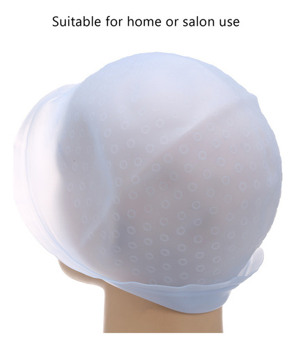 Gorro De Silicona Para Teñir El Cabello Con Gancho, Herramie