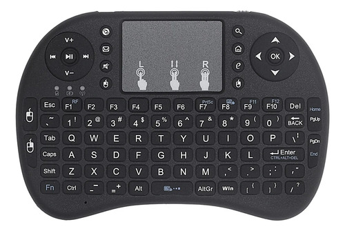 Mini Teclado Dosyu Kb03 Inalambrico Usb Iluminado Smart Tv B Negro Español España