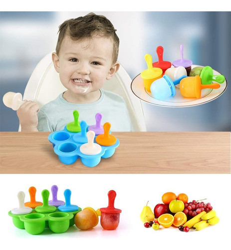 2 Juegos De Moldes De Silicona For Paletas De Helado.