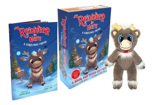 Reindeer In Here (book & Plush): A Christmas Friend, De Reed, Adam. Editorial Simon Spotlight, Tapa Dura En Inglés