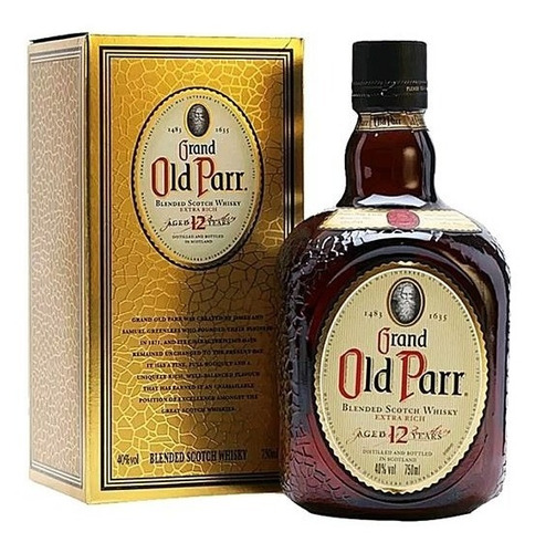 Whisky Old Parr Botella 750ml 12 Años - mL a $310