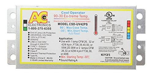 Brand: Ac Electronics Ace Csd-uv42ps Elec