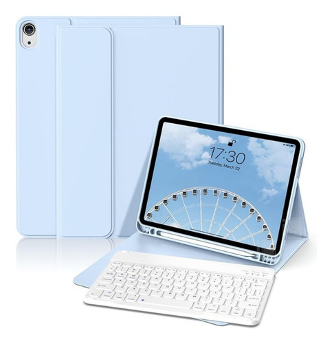 Funda Con Teclado Para iPad Décima Gen 10.9 Teclado Español