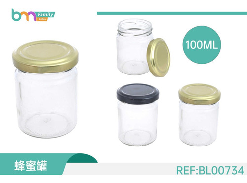 Pack 24 Frasco Conservero Con Tapa Rosca 100 Ml