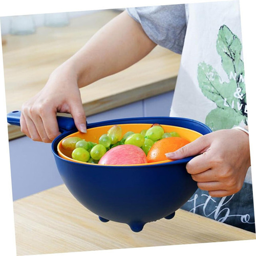 Arroz Colador Colador Acero Inoxidable Fruta Almacenamiento