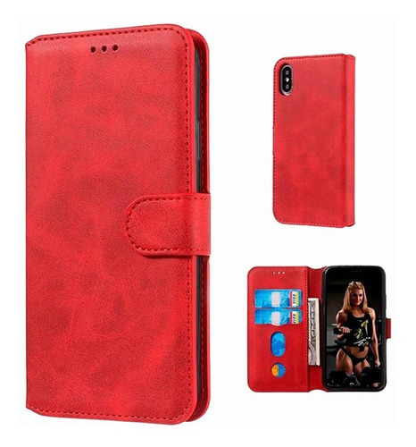 Case Billetera De Cuero Para iPhone X / Xr & Xr