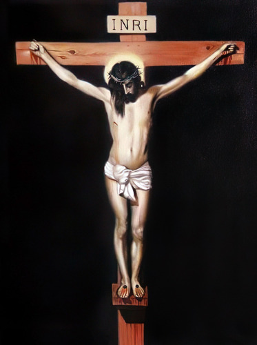 Cristo Crucificado - Sedamanos Art (reproducción Al Óleo)