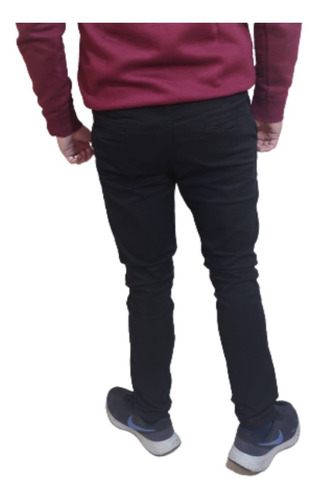 Imagen 5 de 6 de Pantalon Hombre Gabardina Calidad Premium Chupin Hay Xxl