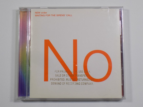 New Order Waiting For The Sirens' Call Cd Usa Promo Bonus 05