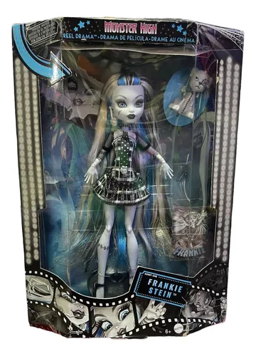 comprar Muñeca Monster High Frankie Stein Reel Drama De Pelicula B&w