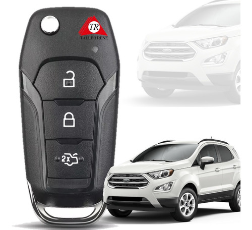 Copia Llave Codificada Telemando Ford Ecosport Línea Nueva