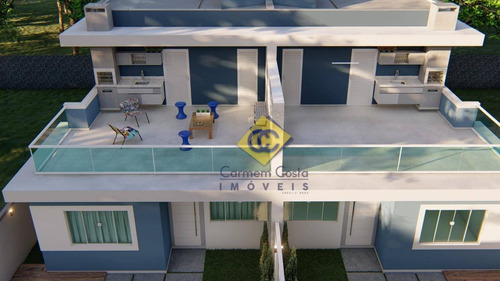 Imagem 6 de 12 de Casa Com 3 Quartos À Venda, 120 M² Por R$ 390.000 - Colinas - Rio Das Ostras/rj - Ca1887