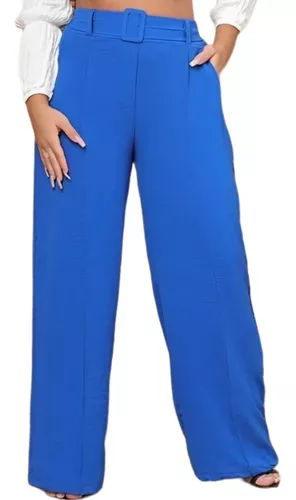 Calça Feminina Pantalona com Cinto