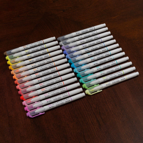 Rotuladores Zebra Mildliner De Doble Punta