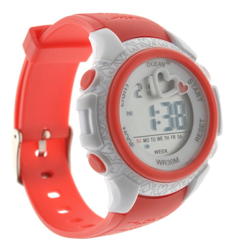 Imagen 3 de 8 de Reloj Mujer Ocean Dr. Deportivo Digital Sumergible Dig183-5