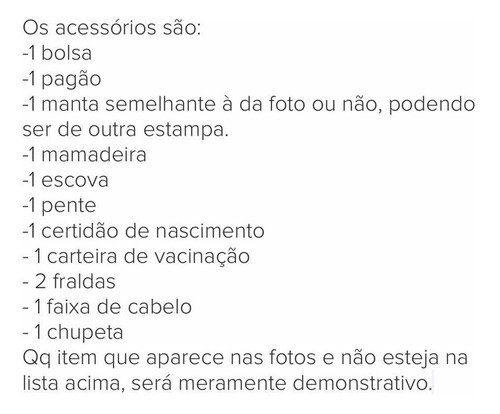 Imagem 6 de 7 de 12 Itens Enxoval Completo Bebe Reborn Promoção Natal