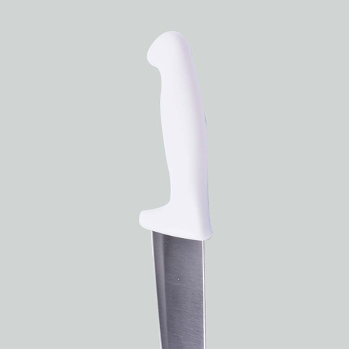 Cuchillo De Carnicero Mango Blanco De Acero Inox 9 I Nido