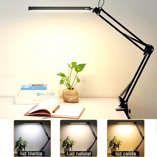 Lampara De Escritorio, Lampara De Mesa Con Brazo Flexible