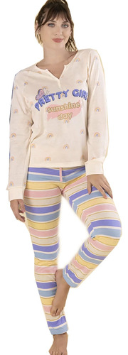 Pijama Manga Larga Y Pantalón So Sunshine De So Pink 11610