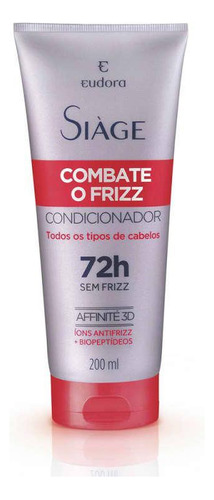 Condicionador Siàge Combate O Frizz 200ml