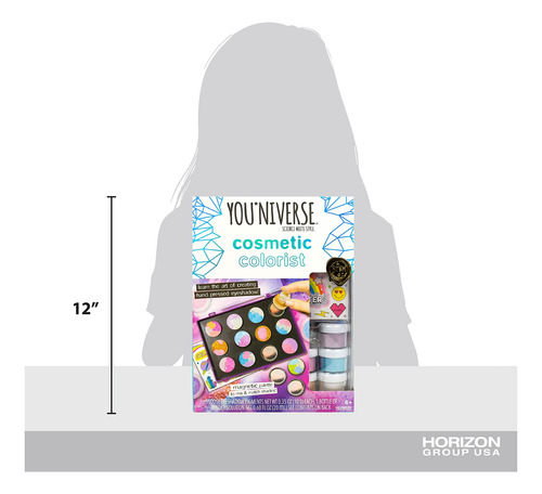 Colorista Cosmético Steam Kit Youniverse Com 15 Sombras