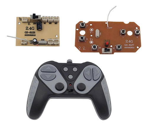 Kit De Control Remoto Para Camiones Rc, Placa Gris Oscuro