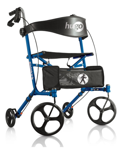 Hugo Mobility Sidekick Plegable Rollator Walker Con Asiento,