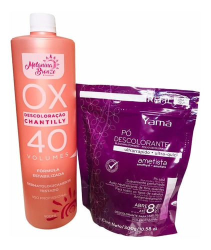 Ox  Chantilly 40 Vol - 900ml + Pó Ametista Yama 