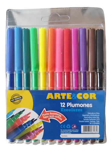 Lapiz Scripto Caja 12 Colores