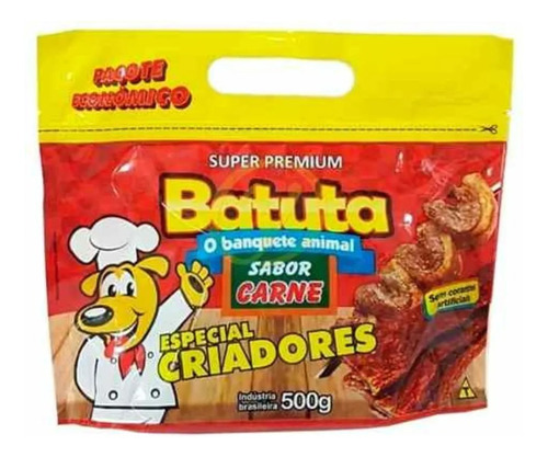 Bifinho Batuta Carne 500g Petisco Super Premium