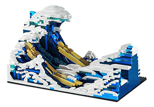 Legos  Mactano The Great Wave Micro Juego De Bloques De Cons