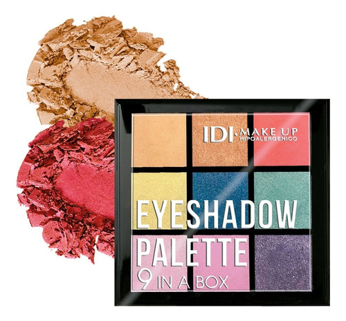 Idi Paleta Sombra Hipoalergenica 9 In A Box Eyeshadow Makeup