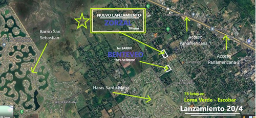 Lote En Venta En Escobar, Barrio Zorzal