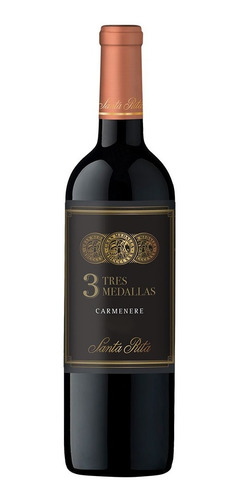 Vinho Chileno Santa Rita 3 Medallas Carmenere 750ml